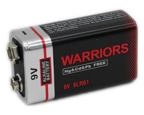 PILAS 6LR61 WARRIORS ALCALINA 9V 1 PILA
